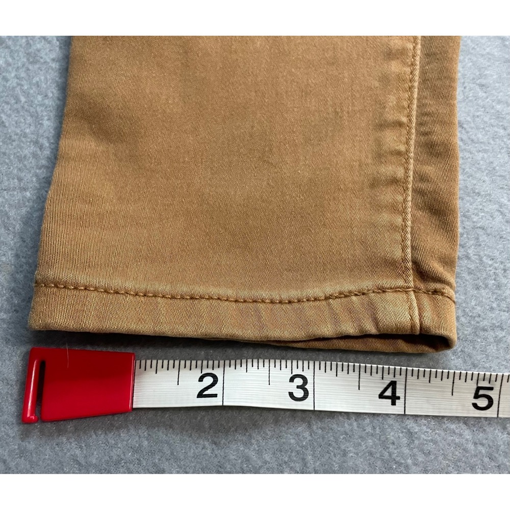 M Jeans Womens Skinny Jeans Camel Tan Double Button Stretch Size S Short 5642 - Picture 5 of 10